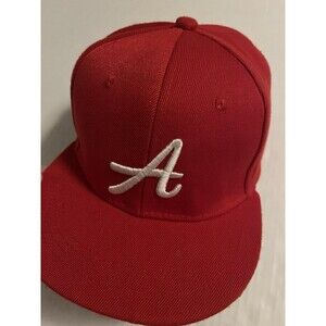 Los Angeles AR Sport 1988 Side Patch SnapBack Hat Red One Size Baseball Logo LA